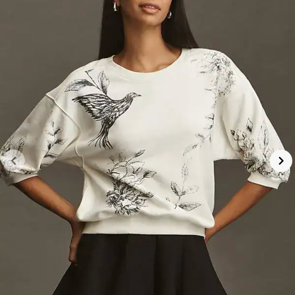 LIKE NEW! The Niki Bubble Sweatshirt by Pilcro, Women's XS